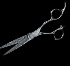 Stahlwaren*Akashi Premium Cut PC-Y Haarschere Damast Offset