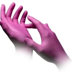 Servicezubehör*AMPri Med-Comfort Style Handschuhe Nitril puderfrei magenta