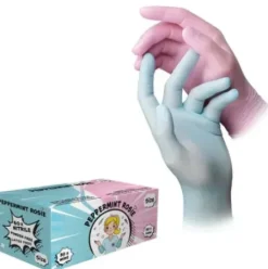 Arbeitsschutz*AMPri Pepermint Rosie STYLE Handschuhe Nitril puderfrei