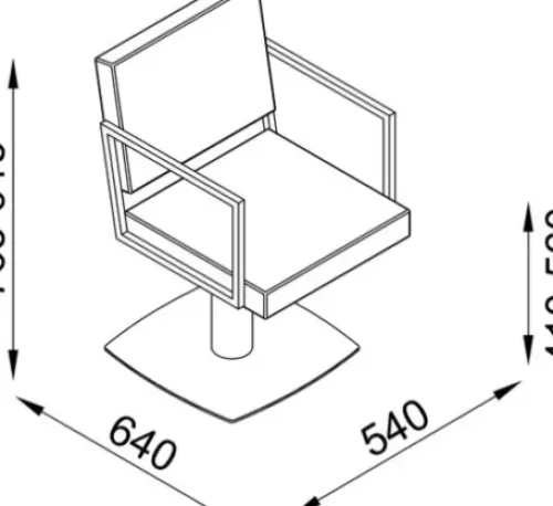 Coiffeureinrichtungen* DOBI Smartline Frisierstuhl Yuna