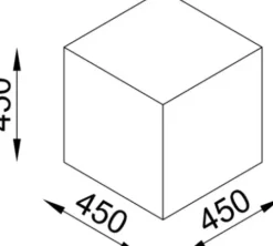 Empfangs-warte-verkaufsbereich* DOBI Smartline Wartehocker Narcis