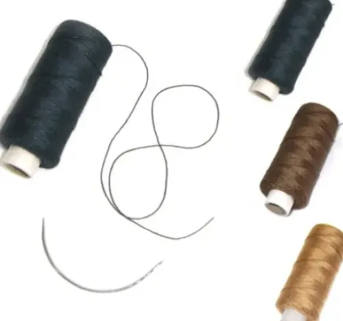 Extensions*DoubleHair Backstage Weft Thread + Nadel