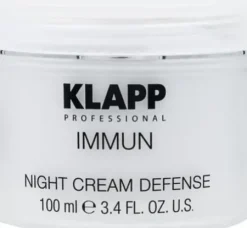 Gesichtspflege*KLAPP IMMUN Night Cream Defense Kabinen Produkt