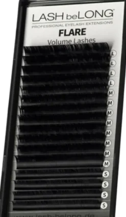 Wimpern / Brauen Profil*LASH beLONG Flare Volume Lashes D-Curl Mix-Box