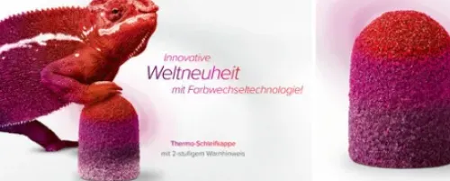 Rotierende Instrumente*LUKAS Thermo Schleifkappen grob, rund, 16 mm