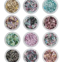 Nail Art*Magnetic Crushed Metal Flakes Set