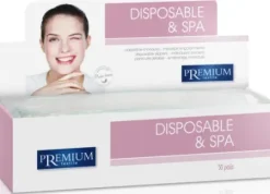 Praxis- / Verbrauchsmaterial* Premium Disposable & Spa Einweg Pantoffeln aus gewebtem Stoff geschlossen