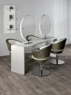 Coiffeureinrichtungen* Salon Ambience Bedienungsplatz Brooklyn - Insel 4, rund