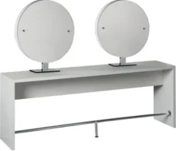 Coiffeureinrichtungen* Salon Ambience Doppelbedienungsplatz Brooklyn, rund