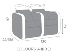 Coiffeureinrichtungen* Salon Ambience Doppel-Rückwaschanlage Iconwash