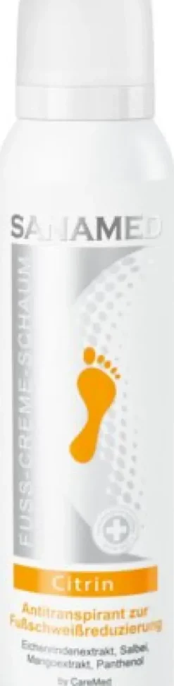 Pflegeprodukte*SANAMED Citrin Fuss-Creme-Schaum