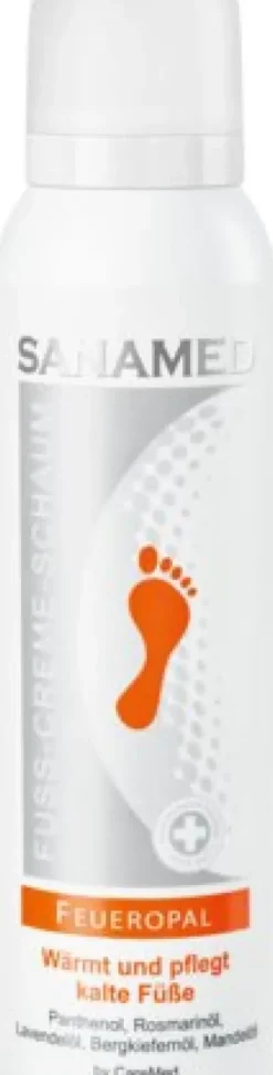 Pflegeprodukte*SANAMED Feueropal Fuss-Creme-Schaum