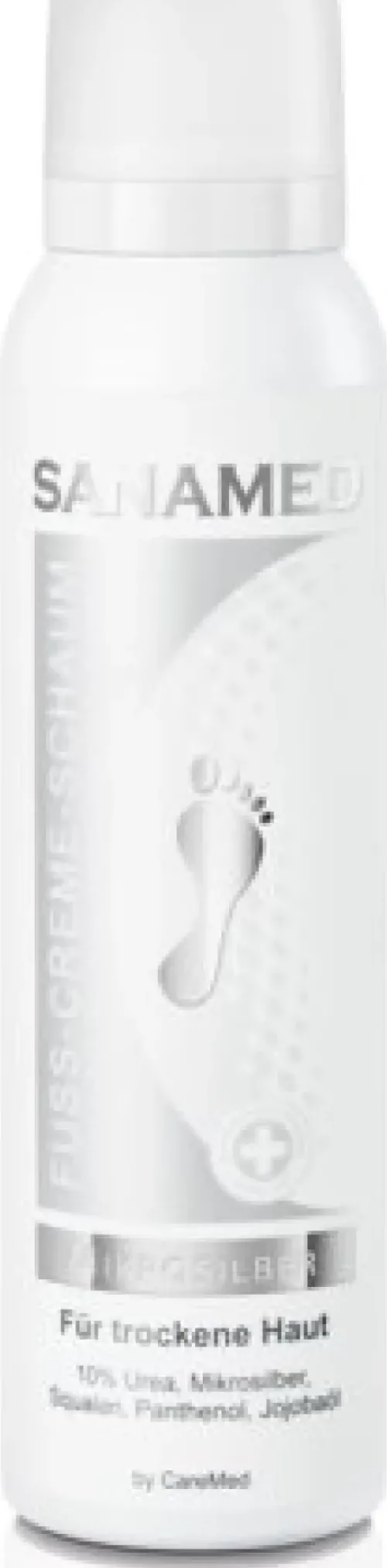 Pflegeprodukte*SANAMED Mikrosilber Fuss-Creme-Schaum