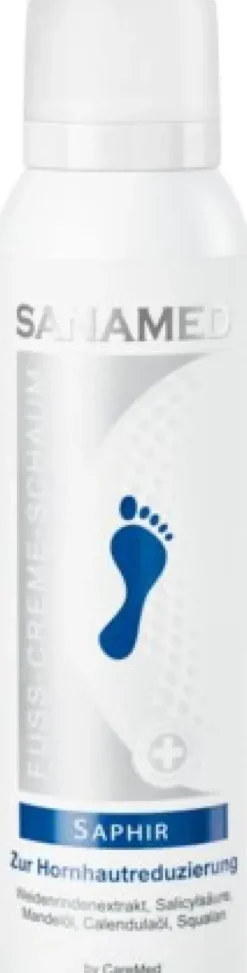 Pflegeprodukte*SANAMED Saphir Fuss-Creme-Schaum