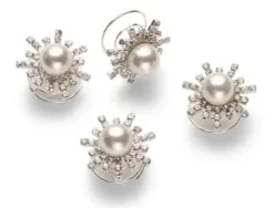 Accessoires* Trisa Celebride Curlies mit Perlen und Strass 2 cm