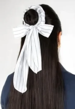 Accessoires* Trisa Fashion Denim Scrunchie mit Schleife