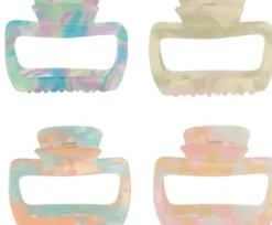 Accessoires* TRISA Fashion Marmoierte Haarklammer, multicolour