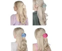 Accessoires* TRISA Fashion Stoffblume auf Haarklammer Set