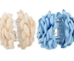 Accessoires* TRISA Fashion Stoffblume auf Haarklammer Set